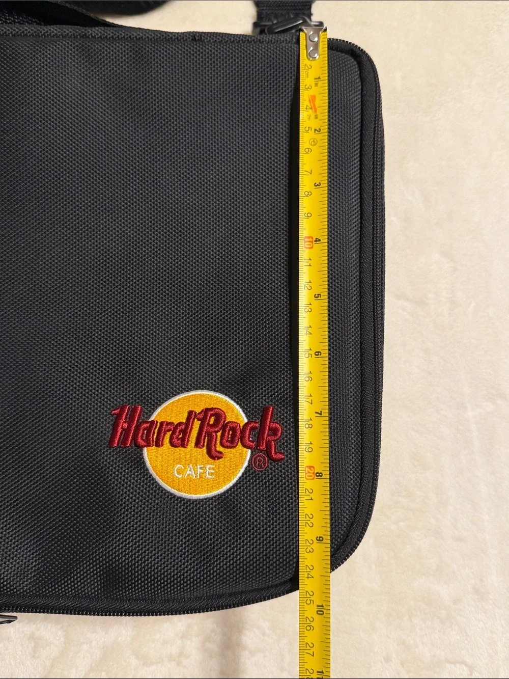 Vintage Hard Rock Cafe Black Collector Pin Storage/Travel Shoulder Bag